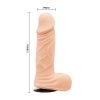 Strapon pas uprząż realistyczne dildo z jądrami penis na przyssawce
